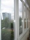 Балкон остеклён пластиковыми рамами, оконый профиль KBE