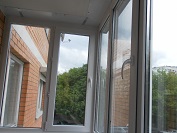 Пвх окна на балконе с однокамерным стеклопакетом