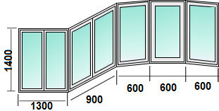 балкон серии п3м